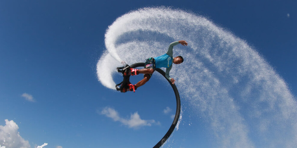 Main Flyboard Kayak Iron Man Sekarang Udah Bisa Di Jakarta